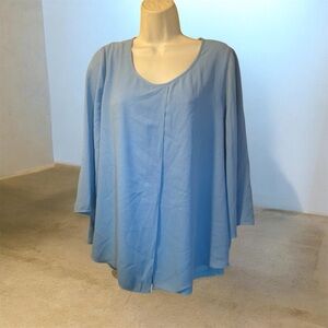 Elegant Blue Women's Blouse
